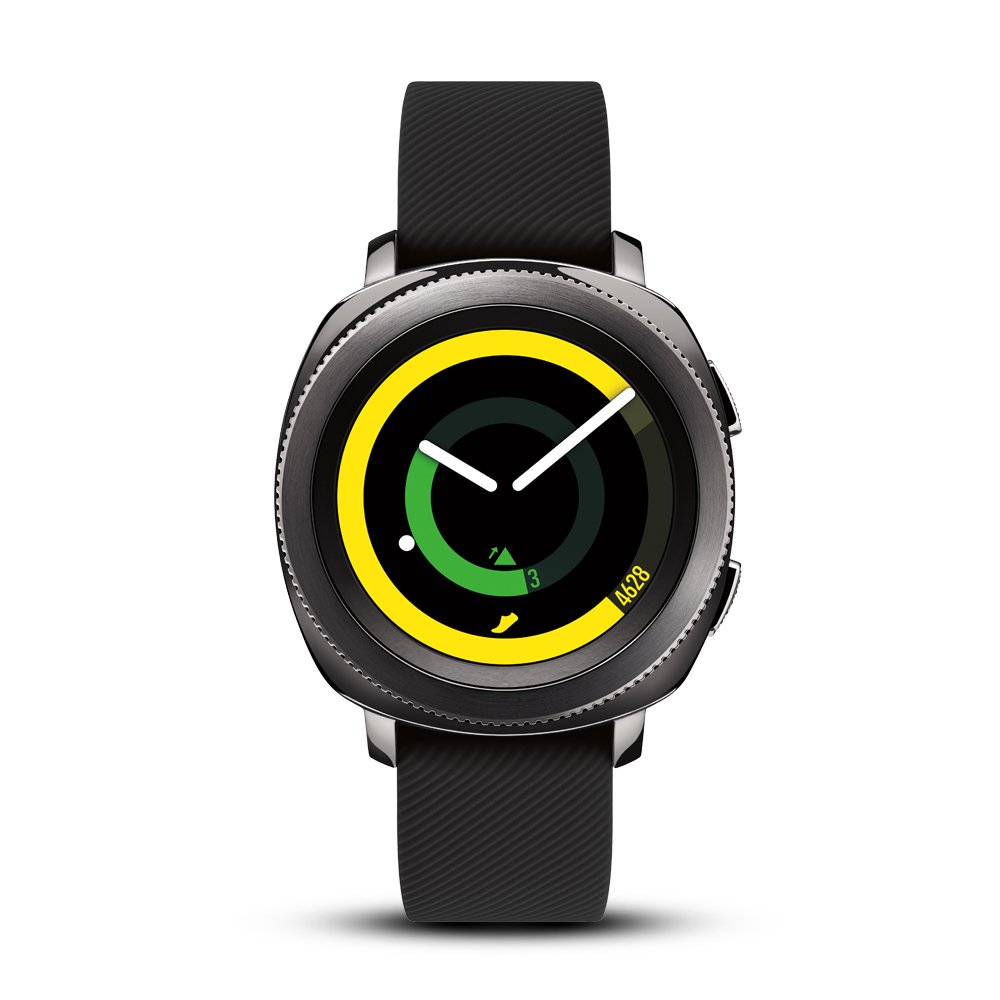Samsung Gear Sport Smartwatch Bundle, Black (SM-R600NZKAXAR) (Renewed)