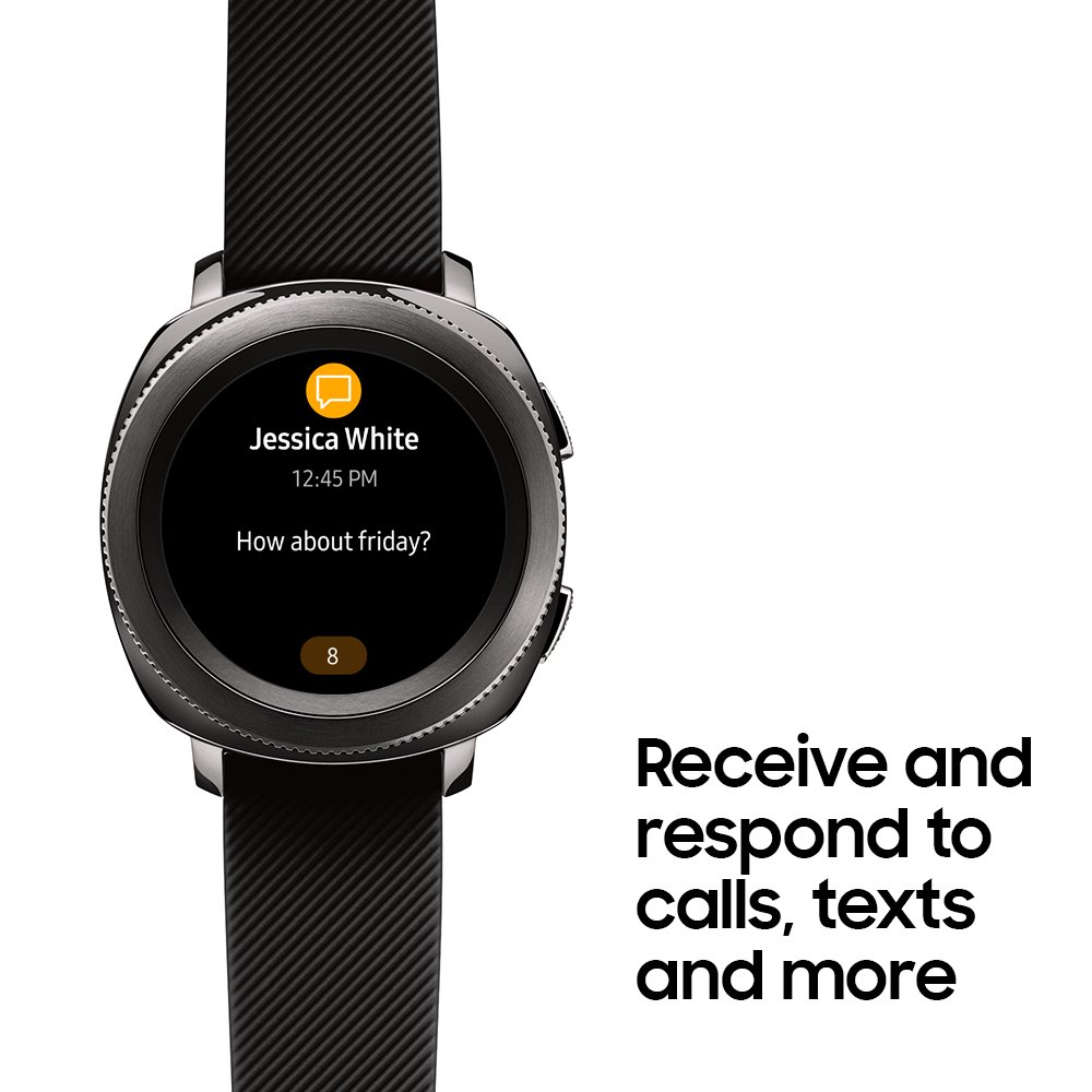 Samsung Gear Sport Smartwatch Bundle, Black (SM-R600NZKAXAR) (Renewed) - Image 3