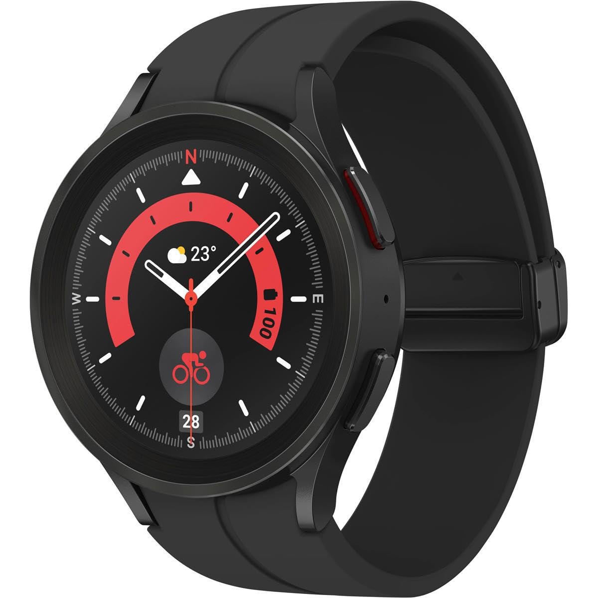 Samsung Galaxy Watch 5 Pro (45mm,WiFi + 4G LTE) 1.4'' Super AMOLED Smartwatch GPS Bluetooth with Sleep Coaching,Bioactive Sensor -Black Titanium (Renewed) - Image 5