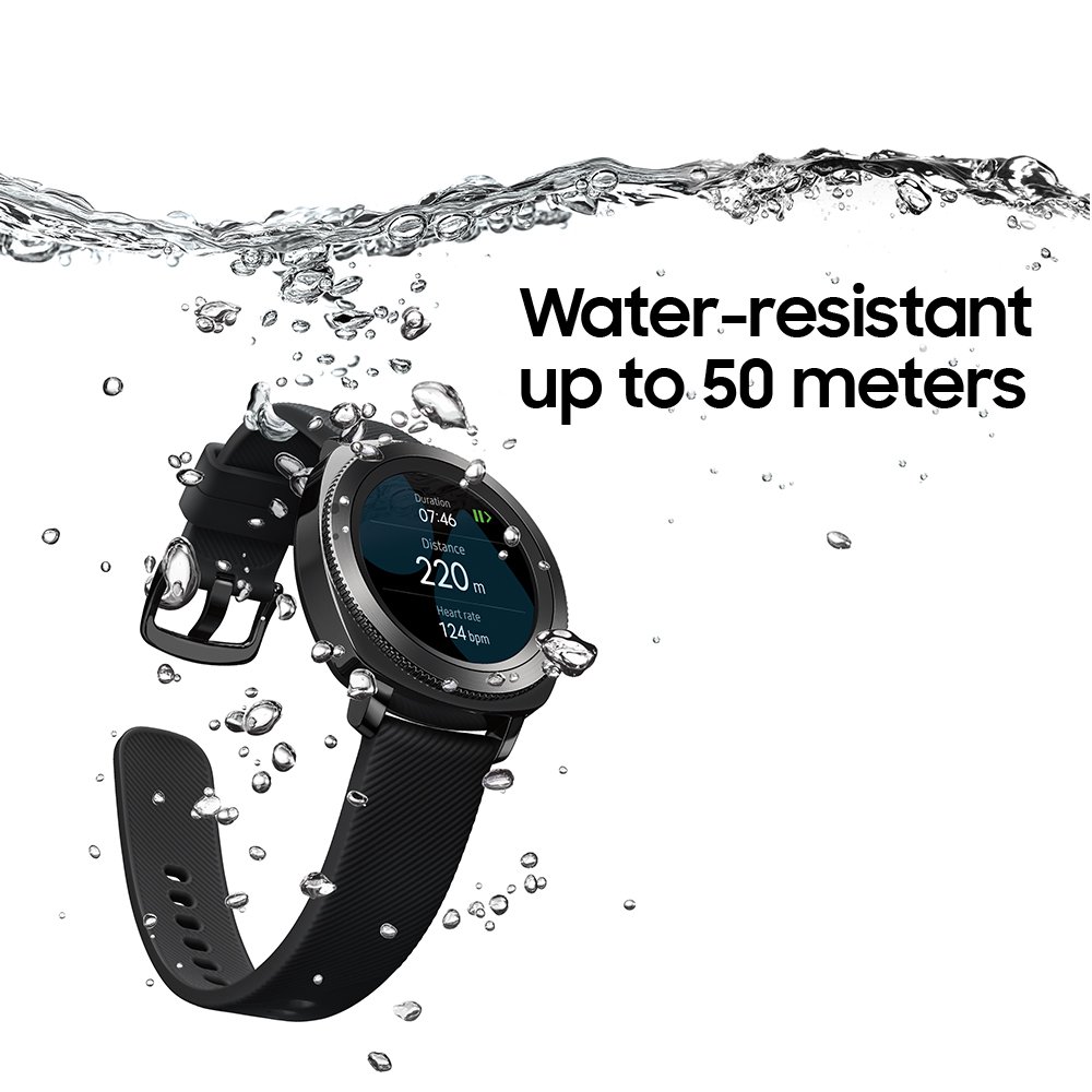 Samsung Gear Sport Smartwatch Bundle, Black (SM-R600NZKAXAR) (Renewed) - Image 6