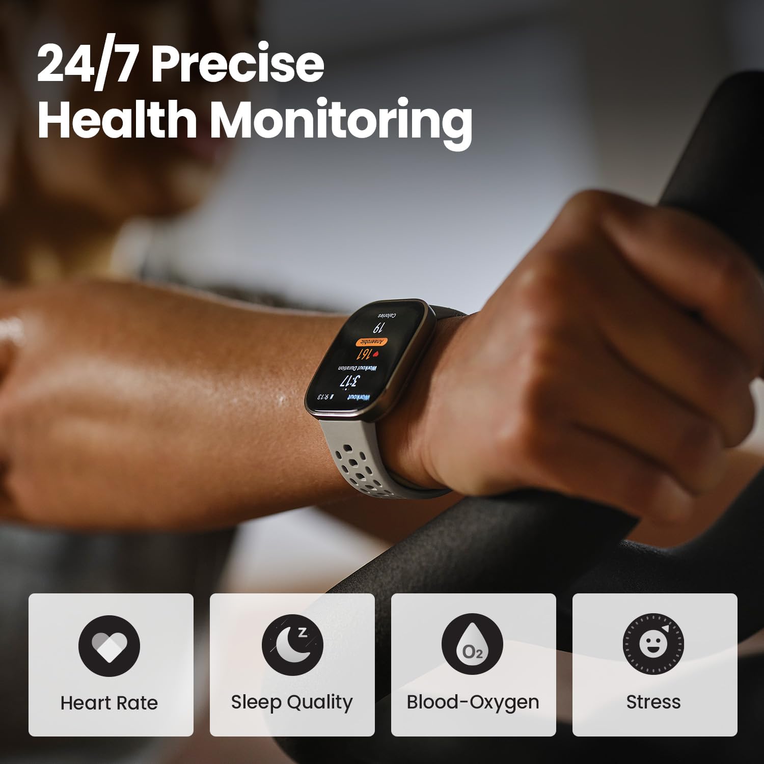 Amazfit Bip 6 Smart Watch 46mm, 14 Day Battery, 1.97" AMOLED Display, GPS & Free Maps, AI, Bluetooth Call & Text, Health, Fitness & Sleep Tracker, 140+ Workout Modes, 5 ATM Water-Resistance, Black - Image 4