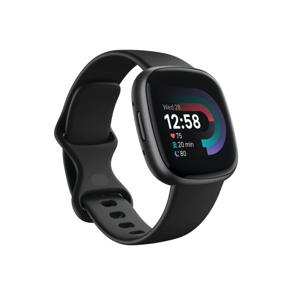 61jUiN1bCrL Google Fitbit Versa 4 Fitness Smart Watch for Men and Women with Daily Readiness, Gps, 24/7 Heart Rate, 40+ Exercise Modes, Sleep Tracking and More, Black/graphite, One Size (S and L Bands Included