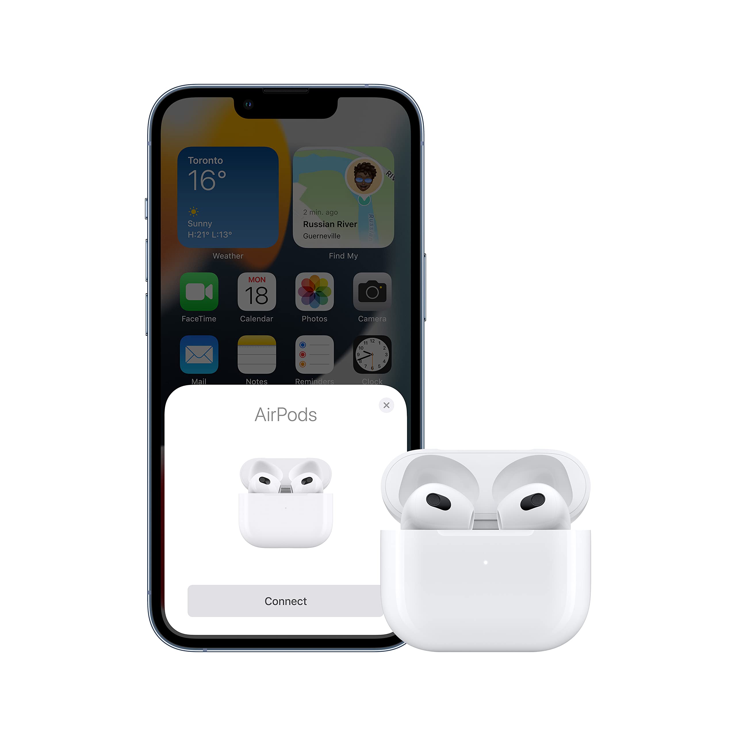 Apple AirPods with Lightning Charging Case (3rd Generation) (Renewed) - Image 4