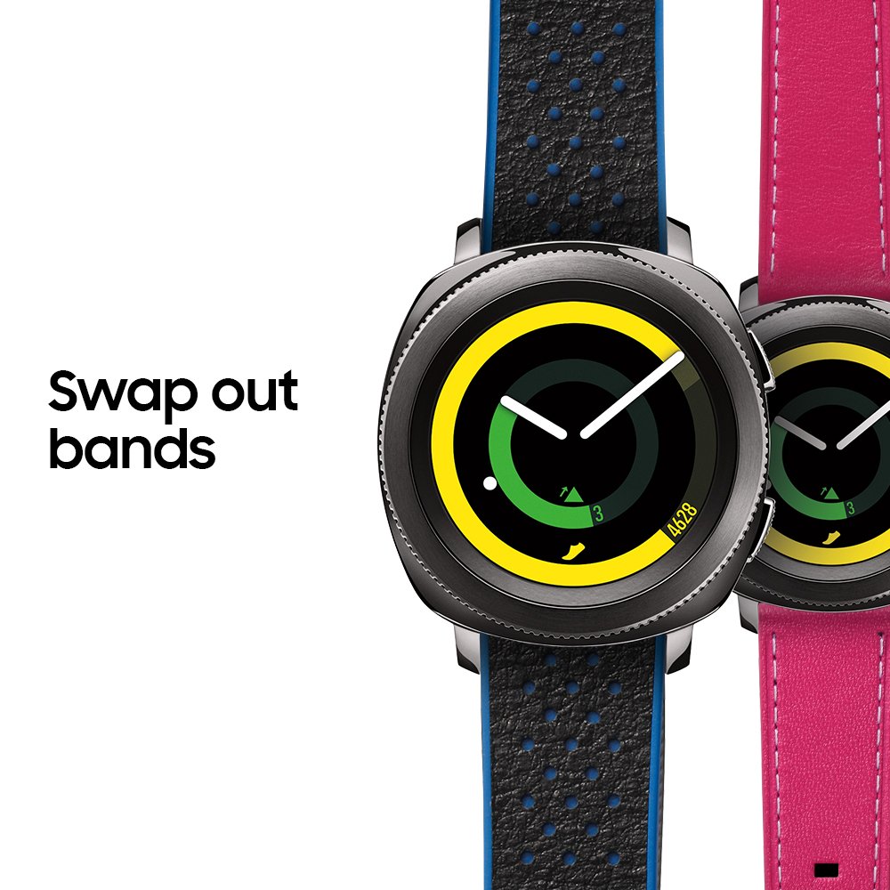 Samsung Gear Sport Smartwatch Bundle, Black (SM-R600NZKAXAR) (Renewed) - Image 2