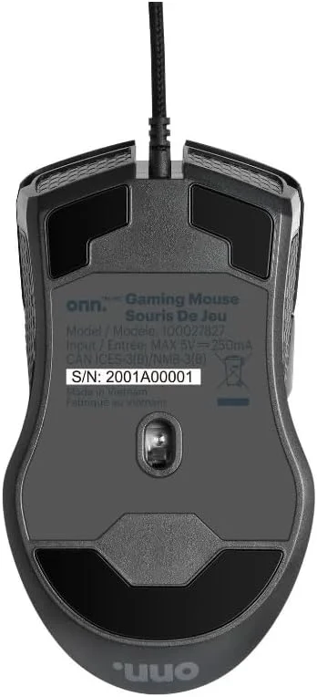 Brand New- onn. RGB Wired Adjustable DPI Gaming Mouse with LED Lighting Effects, 7 Programmable Buttons (100027827) - Image 4