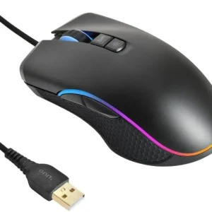 Brand New- onn. RGB Wired Adjustable DPI Gaming Mouse with LED Lighting Effects, 7 Programmable Buttons (100027827)