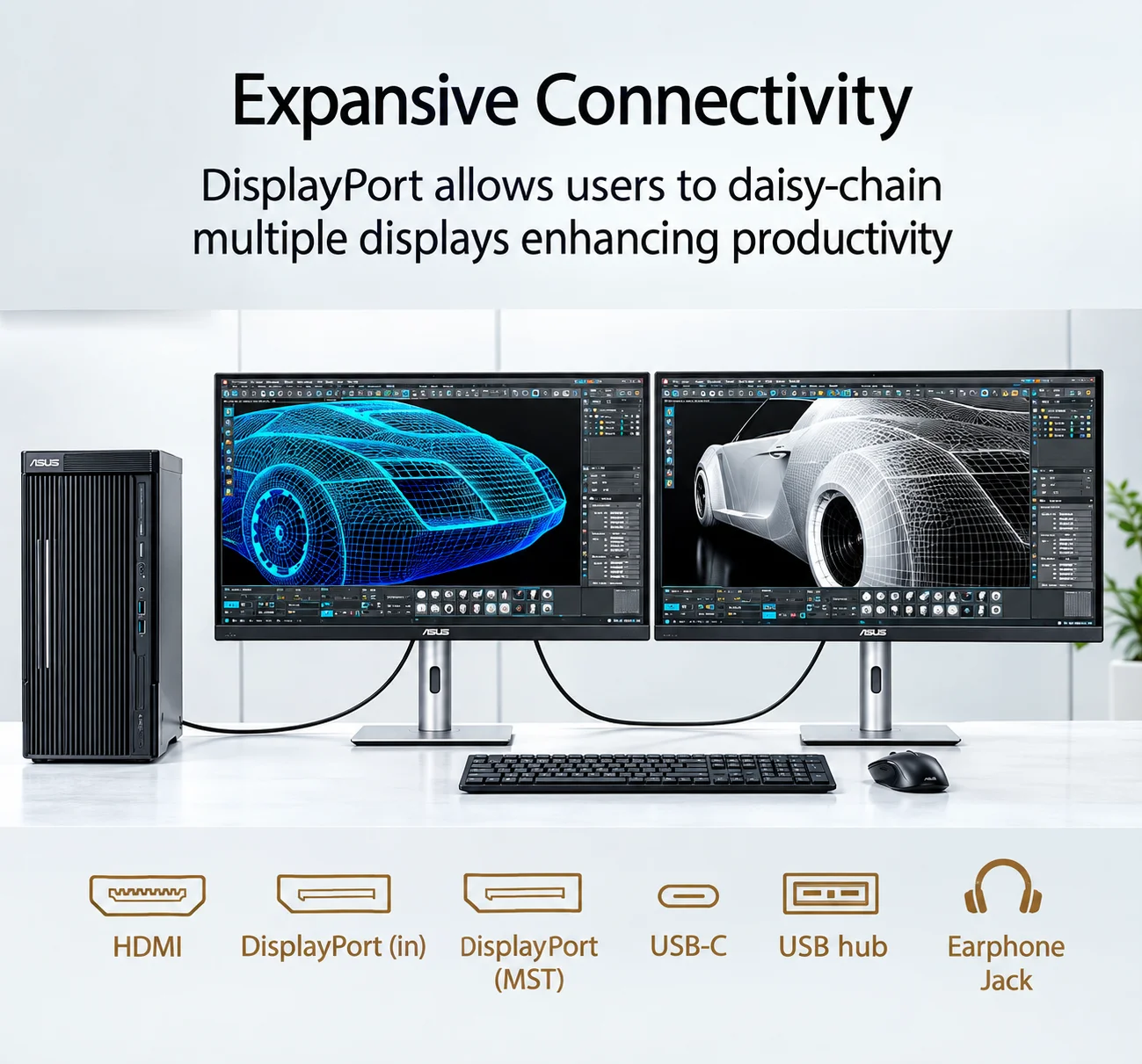 ASUS ProArt Display 32” (31.5" viewable) Professional Monitor (PA329CRV) - IPS, 4K UHD (3840 x 2160), 98% DCI-P3 -Open Box - Image 7