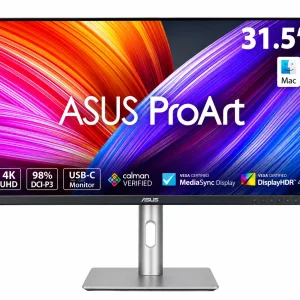 ASUS ProArt Display 32” (31.5" viewable) Professional Monitor (PA329CRV) - IPS, 4K UHD (3840 x 2160), 98% DCI-P3 -Open Box