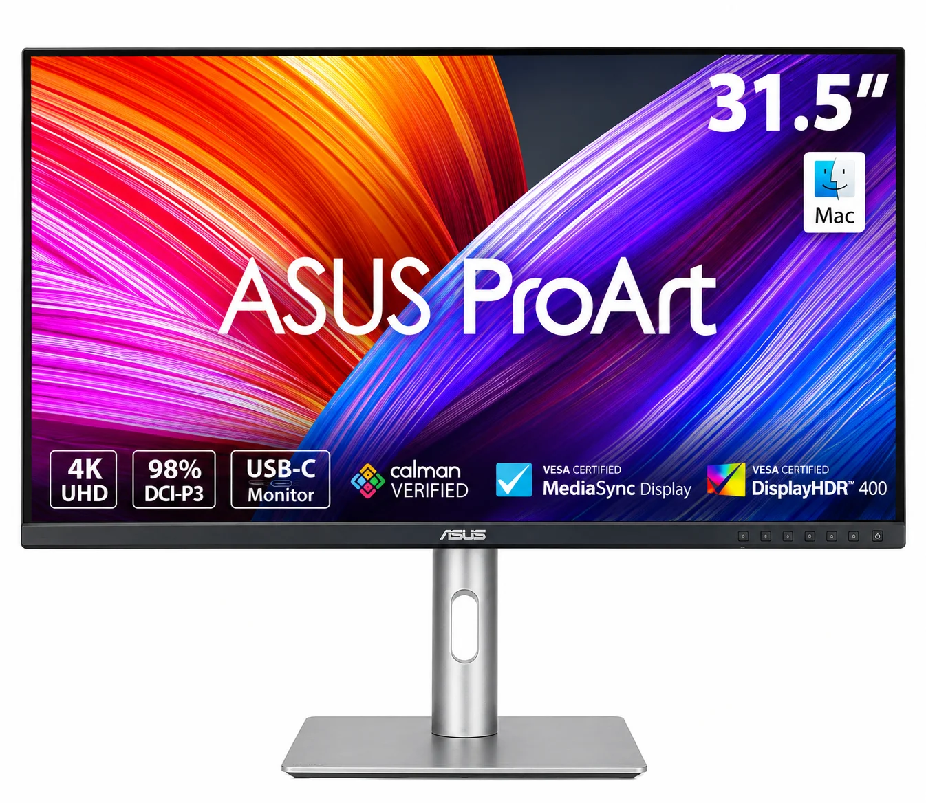 ASUS ProArt Display 32” (31.5" viewable) Professional Monitor (PA329CRV) - IPS, 4K UHD (3840 x 2160), 98% DCI-P3 -Open Box