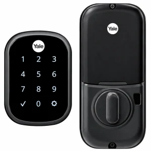 Open Box - Yale Assure Lock SL Key‑Free Touchscreen Deadbolt – Wi‑Fi & Bluetooth (Black Suede, YRD256‑WF1‑BSP)