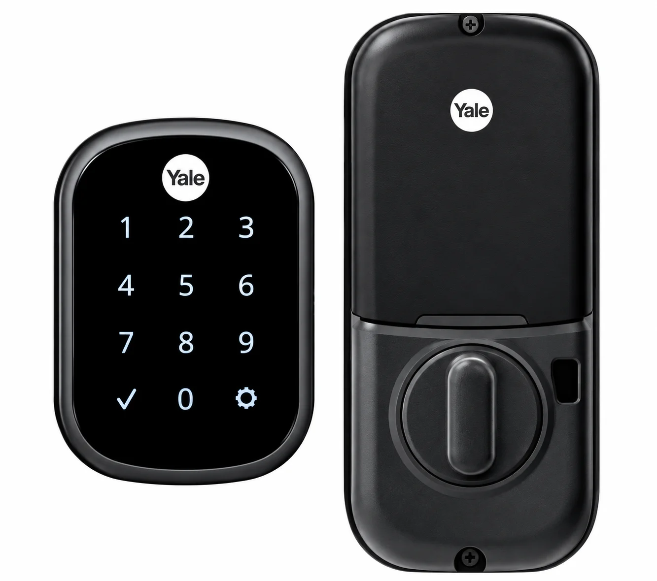 Open Box - Yale Assure Lock SL Key‑Free Touchscreen Deadbolt – Wi‑Fi & Bluetooth (Black Suede, YRD256‑WF1‑BSP)