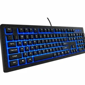 SteelSeries Apex 100 Backlit Gaming Keyboard - English - (64435)