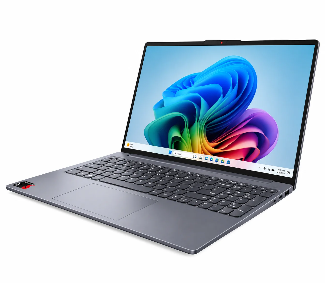 Open Box - Lenovo IdeaPad Slim 3x 83N30010US 15.3" Touchscreen Laptop - Luna Grey (Qualcomm Snapdragon X X1-26-100 / 16 GB RAM / 1 TB SSD / Windows 11 Home) - Image 4